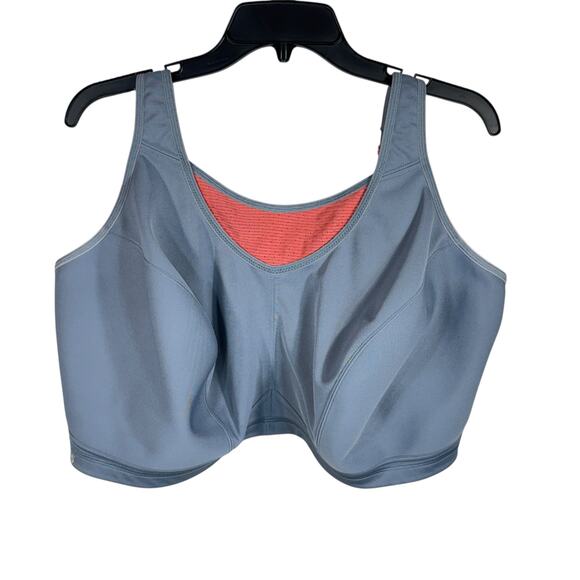 Glamorise SZ 48H No-Bounce Camisole Elite Sports Bra WireFree Wicking Adjustable - Picture 2 of 9